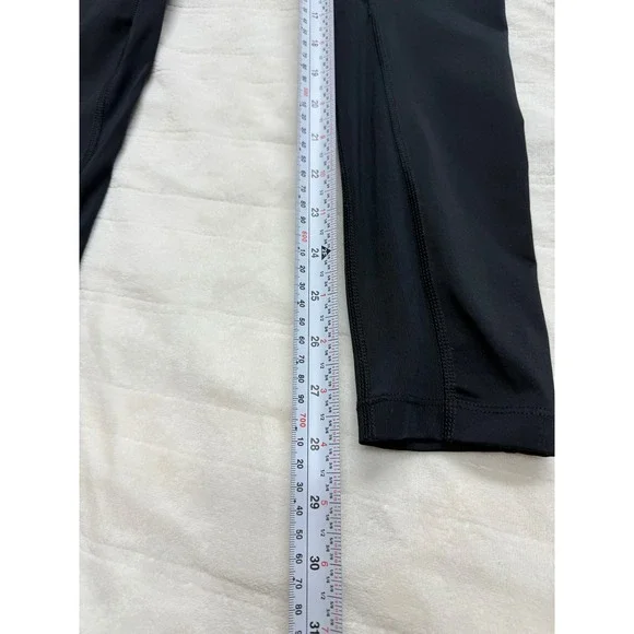 Nike Dri Fit Black Athletic Running Leggings Women XS Back Zip Pocket - Picture 4 of 9